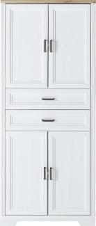 Aktenschrank Jasmin in Pinie hell - 86x204x38cm (BxHxT)