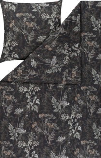 Estella Mako Jersey Bettwäsche 135x200 Achillea nachtblau Gräser Halme 6278-625