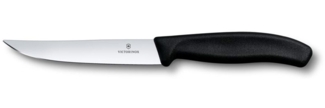 Victorinox Swiss Classic, Steakmesser, 12cm, Gerade, Schwarz