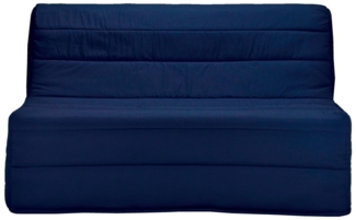 Vente-unique - Schlafsofa Klappsofa - Stoff - Dunkelblau - COWBOY II