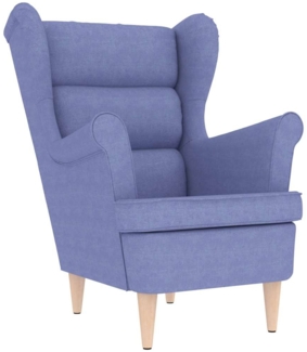 vidaXL Sessel Jeansblau 74 x 84 x 100 cm Stoff 4016906