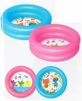 Bestway Kiddie Pool aufblasbar 2 Ringe Pink / Rosa