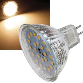 LED Strahler MR 16 "H55 SMD", 12V/5W, 3000K