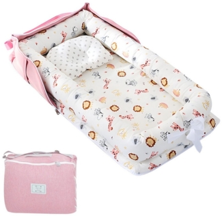 SEHAUSEU Kuschelnest Kuschelnest Bettnestchen Babylounge Babykokon Handtaschendesign, Wickelauflage