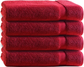 TRENDBUY24 Handtuch Set Handtücher Duschtücher Gästetücher Baumwolle Frottee Premium 4er Set, 100% Baumwolle (4-St), Duschtuch