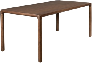 Design Esstisch STORM Walnuss 160x90 cm von Zuiver Esche lackiert