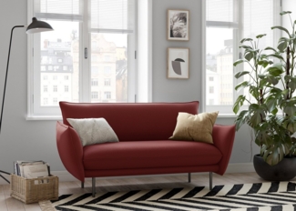 andas 2-Sitzer Stine, Besonderes Design durch Kissenoptik und Keder, by Morten Georgsen