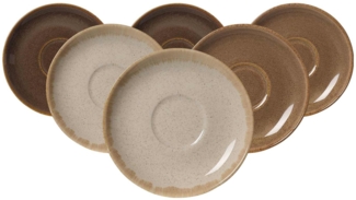 Ritzenhoff & Breker Sahara Espressountertasse ø 11,5 cm 6er Set gemischt