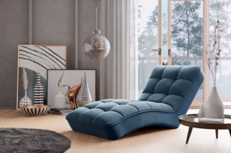 ELTAP 'Loren' Chaiselongue, 85 x 170 x 85 cm, Dunkelblau