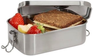 Step by Step Lunchbox Edelstahllunchbox mit Trennwand, Edelstahl, (1-tlg)