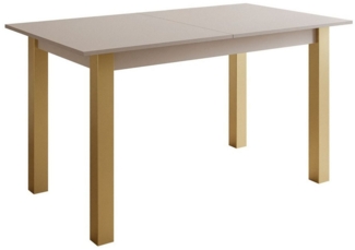 Lookway Esstisch ARTON GOLD ausziehbarer Tisch 140 cm