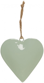 Weihnachtsdeko Weihnachtsschmuck Herz 10x10cm Grün Ib Laursen 2518-81