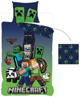 Minecraft Kinderbettwäsche Bettwäsche Wendebettwäsche, 2 teilig