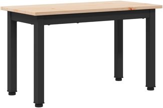 vidaXL Couchtisch Natur 60 x 30 x 36 cm Massives Kiefernholz 892757