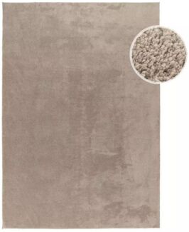 Carpet City Teppich CALMA 200, rechteckig, Höhe: 14 mm, Kurzflor, Waschbar, Anti-Rutsch, ideal für Wohnzimmer, Schlafzimmer