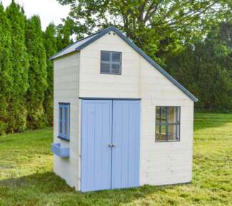 Wendi Toys Holz Spielhaus Wal | 120x160x200 cm