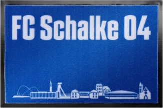 FC Schalke 04 Fußmatte Fußmatte Skyline, rechteckig