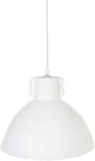 Hängeleuchte MIGUELETE Pappmaché Weiß