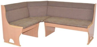 Truheneckbank "Carmen" buche/braun