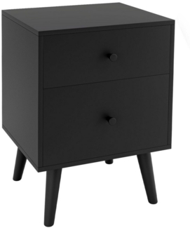 COSTWAY Nachttisch Beistelltisch, mit 2 Schubladen, 45x39,5x62cm