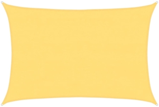 vidaXL Sonnensegel HDPE Rechteckig 4x6 m Beige 42284