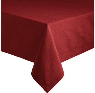 REDBEST Tischdecke Tischdecke "Snowflake", bügelleicht Uni