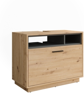 Vicco Waschbeckenunterschrank Artisan Eiche/Anthrazit 80x84.5 cm mit Schublade, Beatrice
