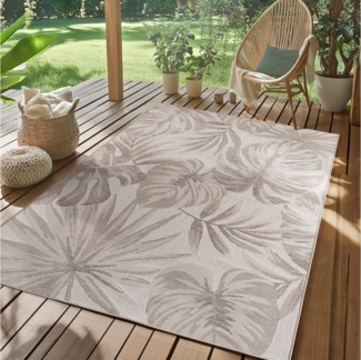 SIMPEX24 Outdoorteppich Boho Design, Läufer, Höhe: 5 mm, Outdoor Teppich Wetterfest Modern Design Wohnzimmer Küchen Terrasse