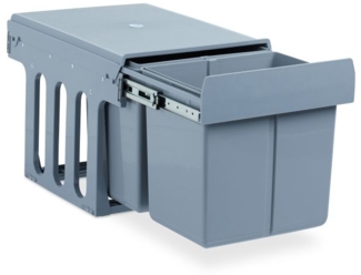 Einbaumülleimer Küche 2x15 Liter