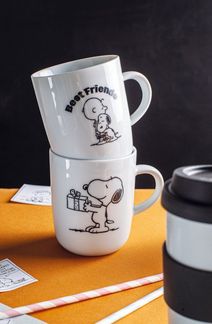 KAHLA Becher Peanuts Becher 0,35 l, Porzellan, Made in Germany