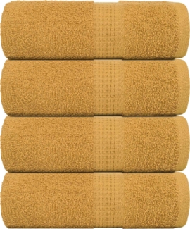 Seiftücher 4 Stk. Golden 30x30 cm 360 g/m² 100% Baumwolle 136801