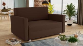 Schlafsofa Pura Maxi mit Bettkasten - Polstersofa mit Schlaffunktion, Sofa, Bettsofa, Wohnlandschaft (Braun (Suedine 26))