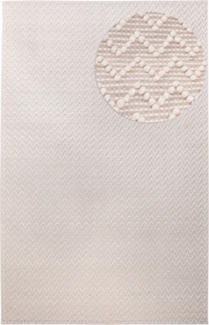 Morgenland Wollteppich - Pure Cloud - rechteckig - 290x190 - Weiß