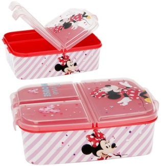 Disney Minnie Mouse Kinder Brotdose – Lunchbox mit 3 Fächern & tollem Design