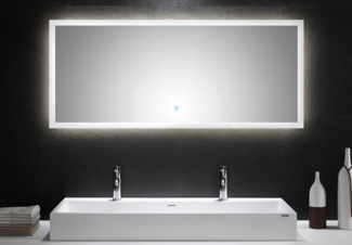 LED Spiegel 140x60 cm mit Touch Bedienung
