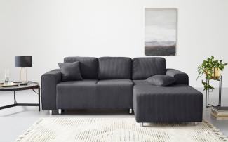 Guido Maria Kretschmer Home&Living Ecksofa Györ, L-Form, wahlweise mit Bettfunktion und Bettkasten incl. 2 Zierkissen