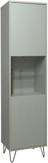 Vitrine Erna 51x45x197 Pinie Green matt Lack 14771-D