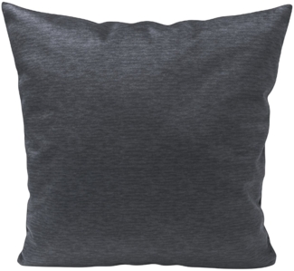 RoKo-Textilien Kissenbezug Kissenbezug » Kissenhülle 100% Polyester Samt Velvet Farbe Graphit, mit Reißverschluss