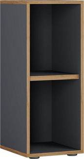 VCM Büroregal & Bücherregal Salia 920707 Anthrazit H. 74 x B. 30 x T. 33 cm