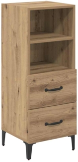 vidaXL Sideboard Artisan-Eiche 34 x 34,5 x 90 cm Holzwerkstoff 880953