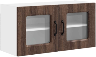 vidaXL Küchenschrank Kalmar Braun Eichen-Optik 80 x 31 x 40 cm 884601