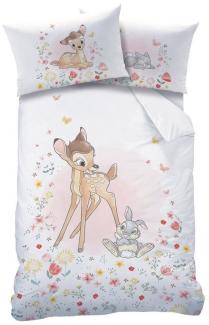 Baby Wende Bettwäsche Disney Bambi 100 x 135 cm 100% Baumwolle