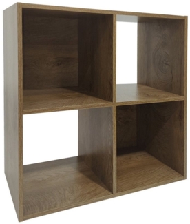 HTI-Line Bücherregal Regal Thekla 6060, Stück 1-tlg, Standregal Bücherregal Raumteiler 4 Regalfächer
