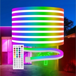 REDOM LED Stripe RGB Lichtband 16 Farben Dimmbar Streifenbeleuchtung Ambiente Licht, Musik-Synchronisation App- und Fernbedienung Zuschneidbar für Deko
