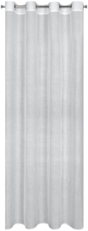 Vorhang CINDY weiß 140x250 Ösen