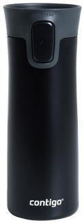 Contigo Pinnacle Thermobecher Kaffeebecher 420 ml Isolierbecher Becher Schwarz