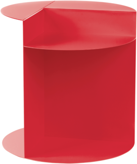 Beistelltisch TAGGART Metall Rot