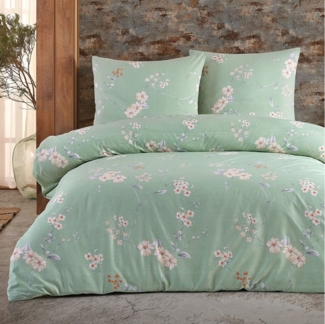 Buymax Bettwäsche Adalia, Aria, Renforcé, 4 teilig, Bettbezug-Set 135x200 cm 100% Baumwolle mit Reißverschluss hochwertig