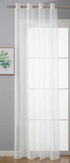 Gardinenbox Gardine, Ösen (1 St), transparent, Voile, Store Bleibandabschluß 20332-cn-o