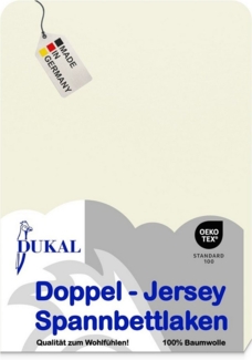 DUKAL Spannbettlaken Kinderspannbettlaken, 32 verschiedene Farben, 100% Baumwolle, Doppel-Jersey, Gummizug: rundum, (1 Stück), 40x90 cm, aus hochwertigem Doppel-Jersey, Made in Germany